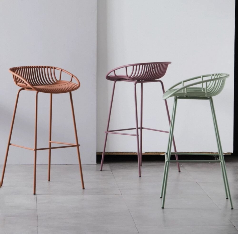 เก้าอี้บาร์ MY DOLLS HOUSE MAYU 72 ซม. สีม่วง_3